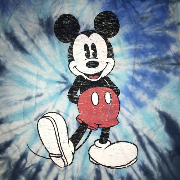 Disney | Shirts | New Mens Large Tiedye Mickey Mouse Tie Dye Disney ...
